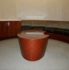 Commercial Media Table - perfect grain-match